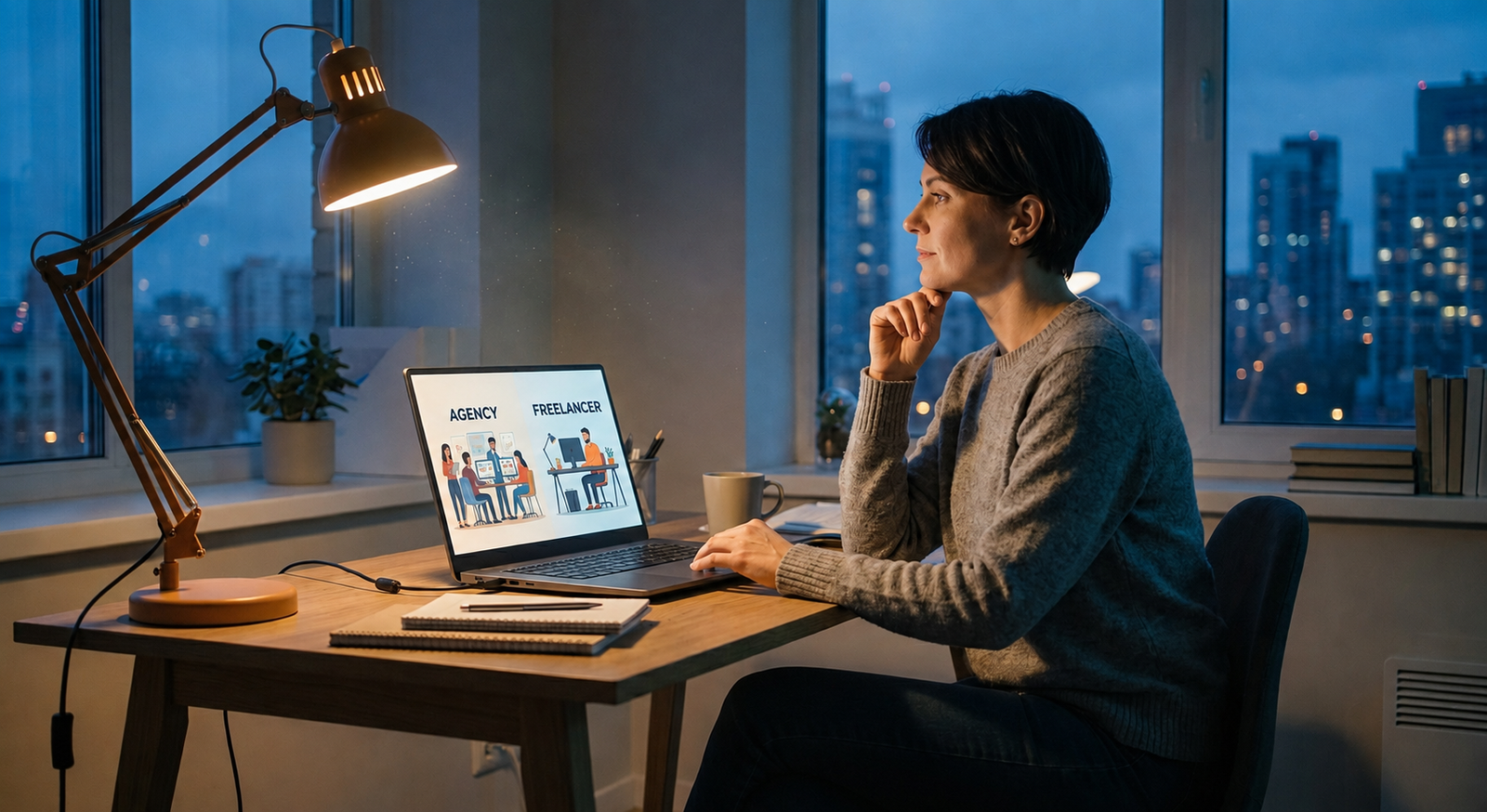 web development company or freelance